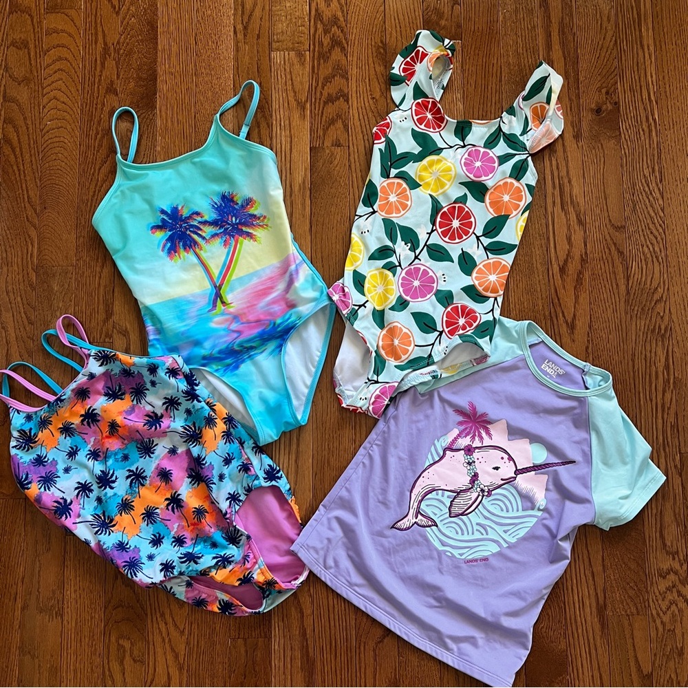 Lot of Girls Size Medium Swimsuits
